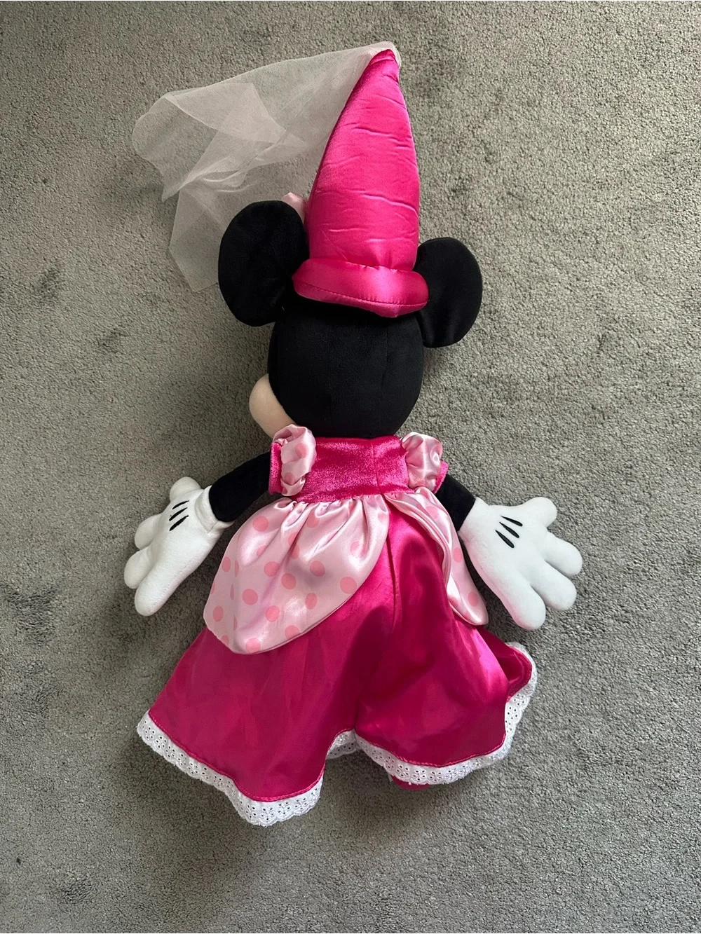 Disney Princess Minnie Mouse Stuffie Pink Princess Plush